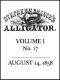 [Gutenberg 54978] • Stephen H. Branch's Alligator, Vol. 1 no. 17, August 14, 1858